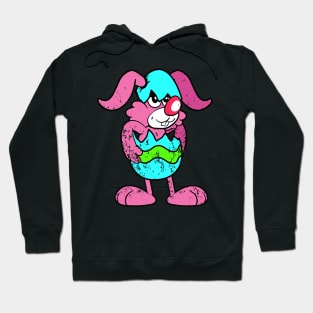 Retro Vintage Grunge Easter Bunny Hoodie